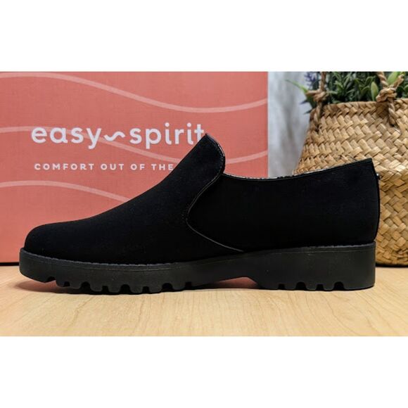 Easy Spirit Halsey Black Closed Toe Slip-On Casual Loafers Women's Size 7.5 NIB - Picture 8 of 14